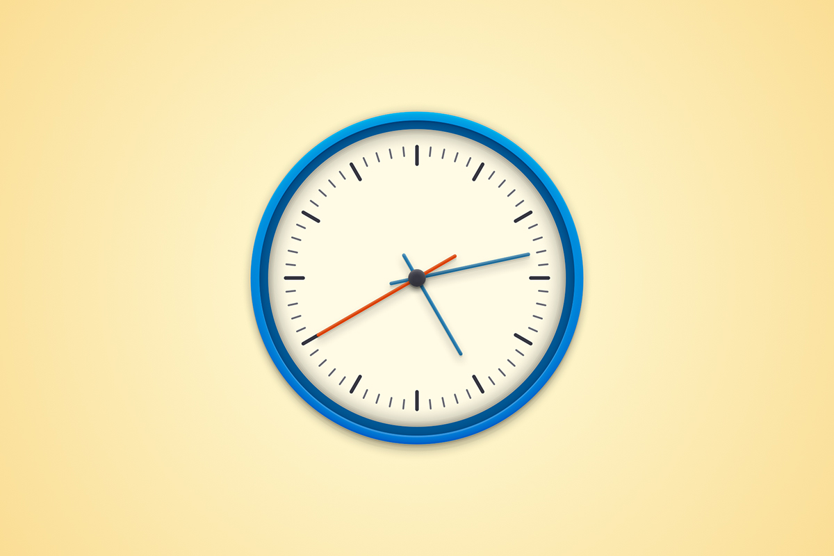 Create a Simple Clock Illustration
