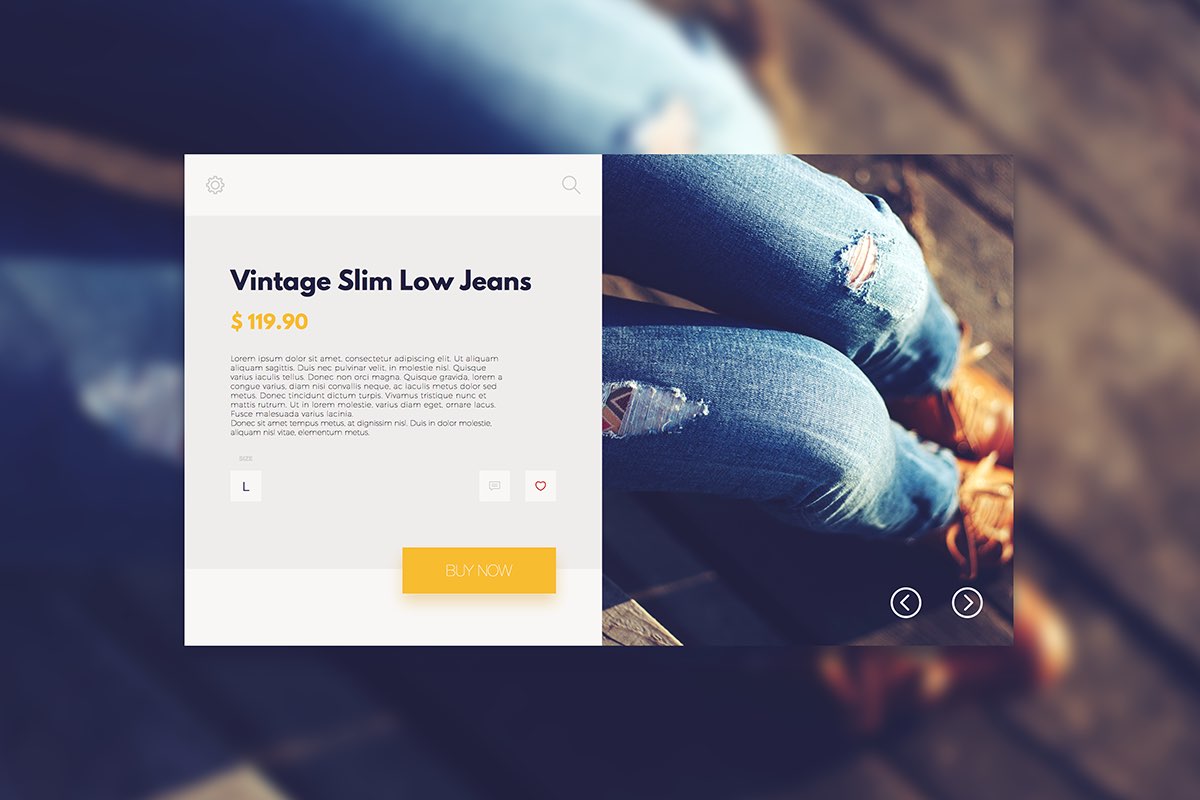 Create a Fashion Store Product Page