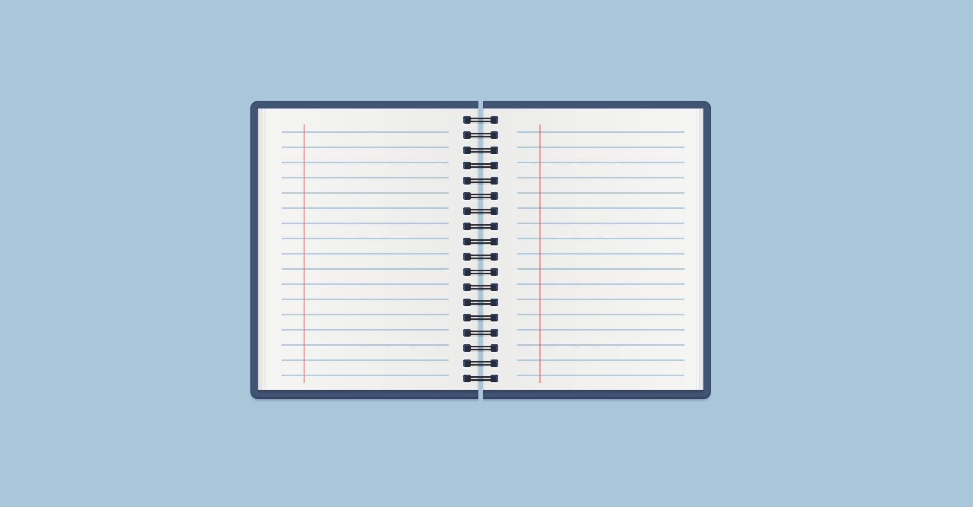 Create a Flat Notebook Illustration