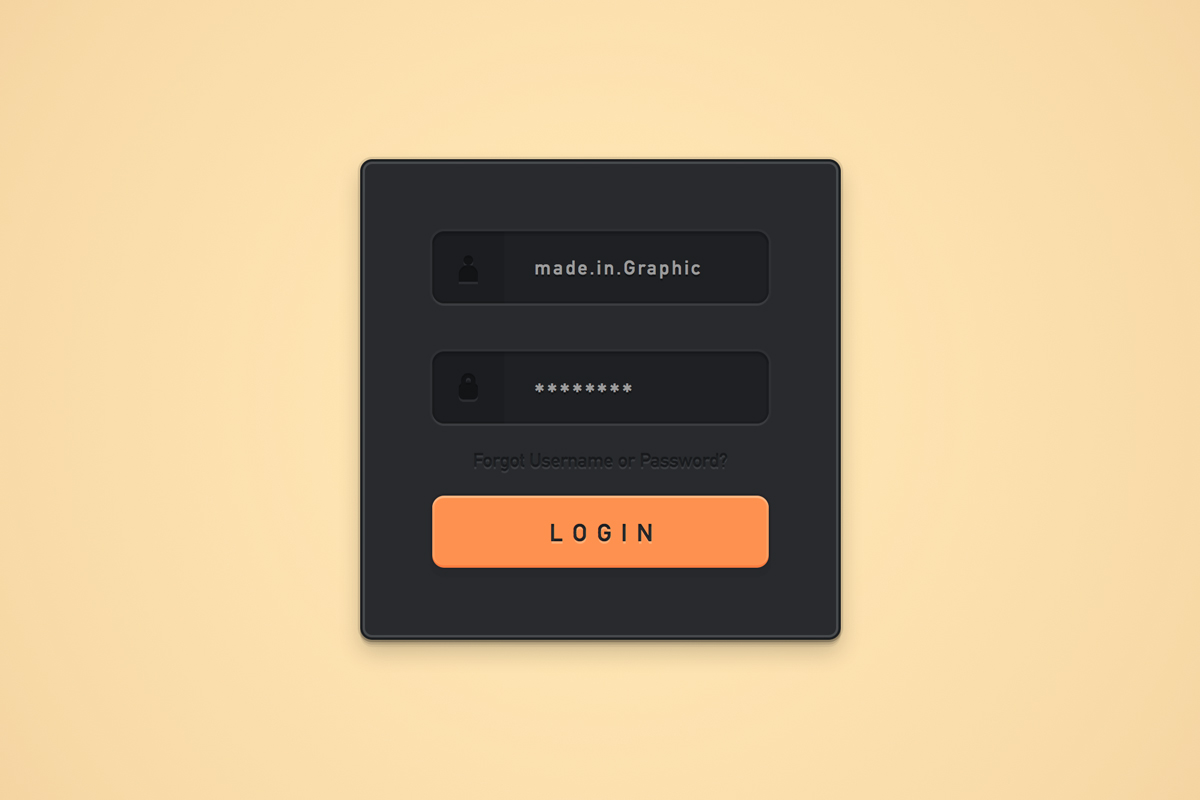 Create a Login Widget