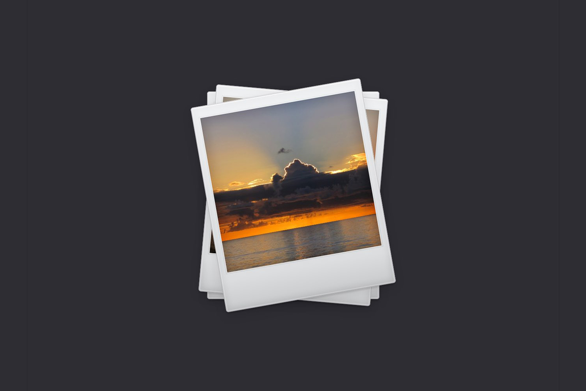 Create a Photo Stack Icon