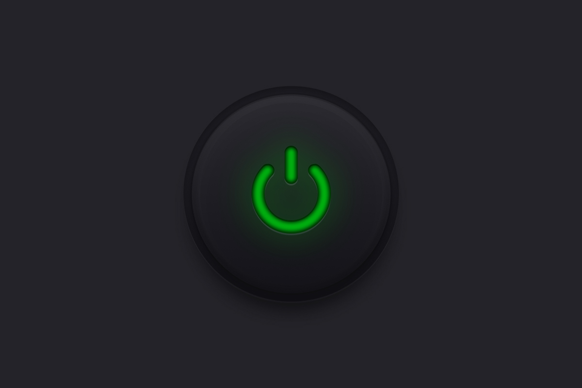 Create a Glowing Power Button