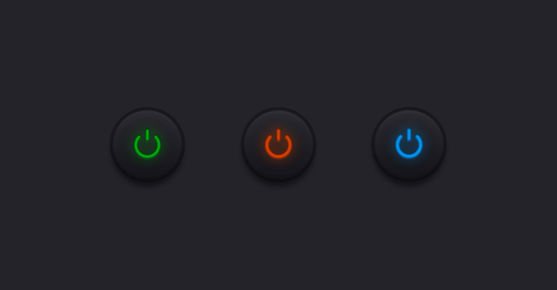 Create a Glowing Power Button
